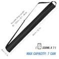 thumbnail image 4 of Labymos Sleeve for Bag 7-Can Insulated Cooler Sleeve Beverages Cold Sling Bag Cooler Bag Beverage Sleeve, 4 of 7