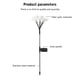 thumbnail image 2 of Lámpara De Jardín De Medusas De Fibra Óptica Lámpara de césped de medusas de fibra óptica solar decoración de patio trasero (luz colorida 3 uds) Wdftyju Para estrenar, 2 of 5