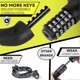 thumbnail image 4 of Heavy Duty Bike Lock - 5-Digit Combination Cable Bicycle Lock - Waterproof Motorbike Lock - Ideal (Pack of 1), 4 of 5