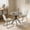 Gray+Beige Table(B), variant on Small Round Dining Table for 2-4 People, 31.7" Modern Round Kitchen Table, Space-Saving Table for Living Dining Room, Coffee ,Apartment