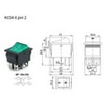 thumbnail image 3 of 5 Pcs Rocker Switch 40A 250V On/Off Toggle Switch 6 Pins 2 Positions Boat Switch, 3 of 8