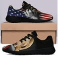 thumbnail image 3 of Vizsla American flag US Shoes Sneakers Black Size 6, 3 of 7