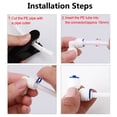 thumbnail image 7 of Unique Bargains 1/4 Inch OD Elblow Quick Connect Water Purifier Tube Fittings Connector  5Pcs, 7 of 7