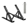 thumbnail image 2 of Soumake Aluminum Alloy Laptop Stand Height Adjustable Quick Heat Dissipation Anti-Slip Foldable Portable Home Office Desktop Computer Riser Holder Pc Accessories, 2 of 8