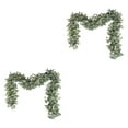 thumbnail image 2 of Vides artificiales,Guirnaldas de eucalipto artificial para decoración de mesa,Guirnaldas colgantes artificiales de eucalipto para decoración del hogar,Enredaderas de hojas de eucalipto, 2 of 10