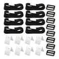 thumbnail image 1 of Kit De Fijación De Carrete De Cubierta Solar Para Piscina De 24 Piezas Que Incluye 8 Correas Con 8 Hebillas Y 8 Placas De Sujeción Accesorios Para Piscina Eigraketly OD013574-00, 1 of 6