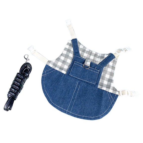 LULULION Animal Traction Rope Small Pets Harness Assorted Color 1Set