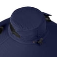 thumbnail image 4 of Jessboyy Men Sun Hats with Neck Flap Summer Sun Protection Bucket Hat with 2 Solar Fans Cooling Wide Brim Hat for Men for Work Outdoor Hiking Navy, 4 of 5