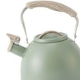 thumbnail image 3 of facefd Portable Whistling Kettle 3L Large Capacity Water Kettle Outdoor Camping Water Kettle Light Green, 3 of 9