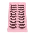 thumbnail image 3 of Juego de 10 pares de pestañas postizas DD Curl, suaves y esponjosas, reutilizables, 3D, multicapa, para maquillaje y cosplay, tipo 3, 3 of 14