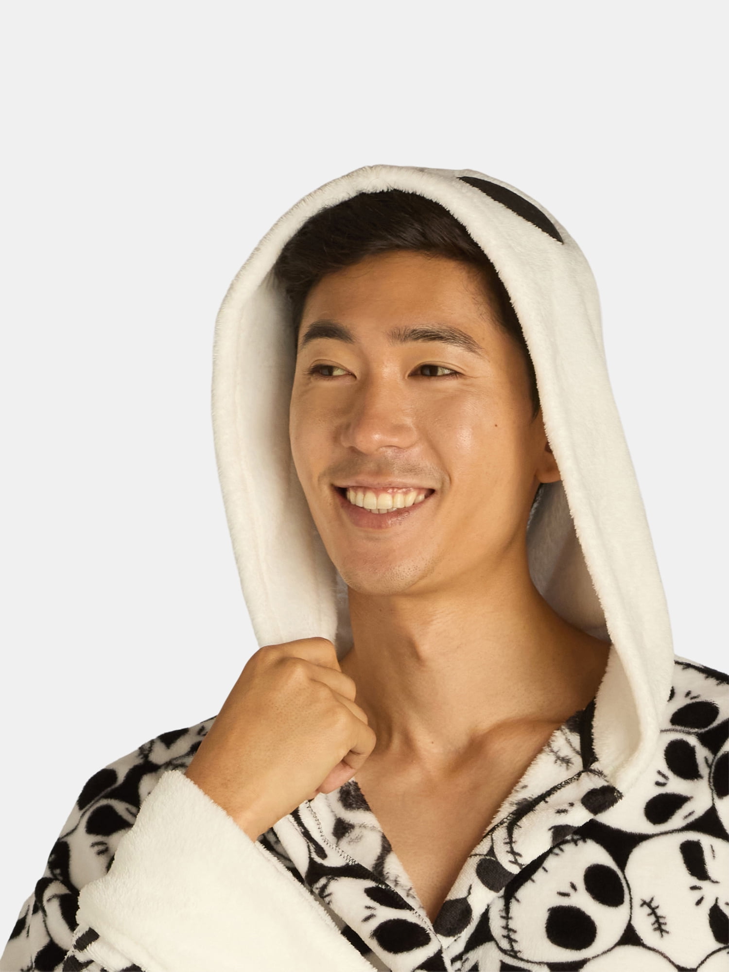 Disney Men's Nightmare Before Christmas Jack Skellington Superminky Robe, Sizes S-XL