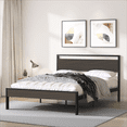 Veryke Bed Frame Heavy Duty Metal Wood Frame Platform Bed Frame Veryke Bed Frame Heavy Duty Metal Wood Frame Platform Bed Frame
