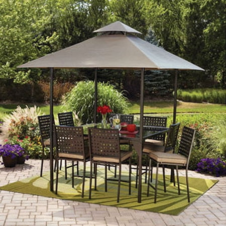 Garden Winds Replacement Canopy Top for Gathering Heights Gazebo – Riplock 350
