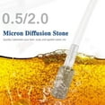 thumbnail image 3 of simhoa Raccord en Acier Inoxydable pour Bière Diffusion d'Oxygénation Aération pour Accessoires Outils 0.5, 3 of 8
