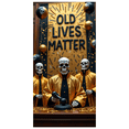 thumbnail image 2 of Tree Themed Decorative Banner with Old Lives Matter Message Party Decoration Background Backdrop Photo Props Festival Celebration Event Gathering Decorations, 2 of 7