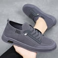 thumbnail image 6 of NexTorq Men's Breathable Running Shoes Mesh Low Top Casual Slip-On Outdoor Sports Sneakers Gray 44, 6 of 7
