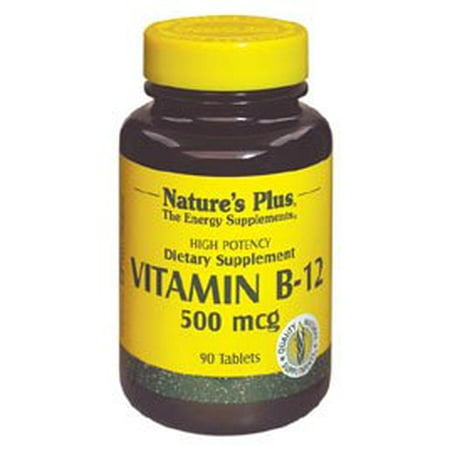 La vitamine B-12 500mcg Nature's Plus 90 Tabs