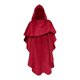 thumbnail image 3 of Capa de Halloween con capucha, cómoda, accesorio de disfraz para juegos de rol de carnaval Rojo, 3 of 9