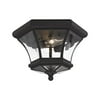 Livex Monterey 7052-04 Outdoor Ceiling Light - 7H in. Black