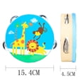 thumbnail image 4 of EeaseCA Ensemble de Jouets d'Instruments de Musique pour Enfants Tambour Double Face Jouet Tambour à Frapper à la Main, 4 of 7