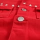 thumbnail image 4 of Chaleco vaquero de moda para hombre, de primavera/verano/otoño, estilo coreano, ajustado, rojo, con remaches, moderno y elegante, 4 of 5