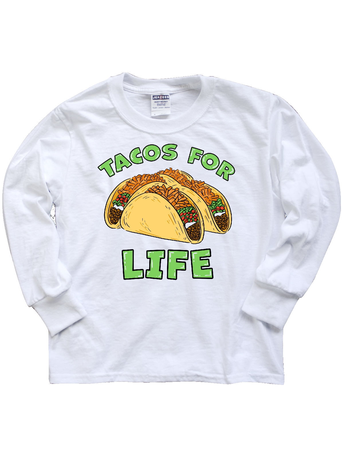 Tacos For Life Youth Long Sleeve TShirt