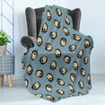 thumbnail image 4 of Hedgehog Soft Flannel Fleece Blanket, Hand Drawn Style Thorny Mammal Mascots Holding Jar of Jam Playful Childhood Theme, Cozy Plush for Indoor and Outdoor Use, 50" x 60", Multicolor, by Ambesonne, 4 of 5