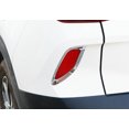 thumbnail image 2 of for Kia Seltos 2020-2023 ABS Chrome Car Rear Bumper Fog Light Lamp F for Ram e Trim 2*, 2 of 4