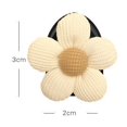 thumbnail image 3 of Jkung 2/3Pcs Sweet Flower Shape Car Mini Hooks Dashboard Backseat Car Hanger Organizer Purse Earphone Charging Cable Adhesive Hooks, 3 of 8