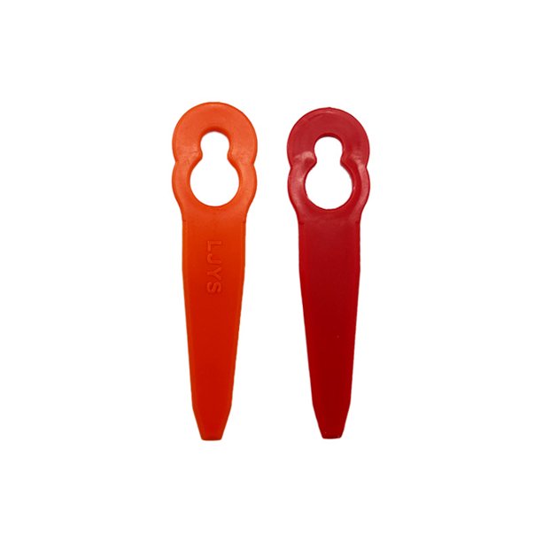 ZHAOCHENG Juego de 100 cuchillas Polycut 2 - 2 cortacésped plano ancho cuchilla de plástico fsa45 jardinería accesorios para cortacésped forma de calabaza L85 cuchilla de plástico para corte de bordes