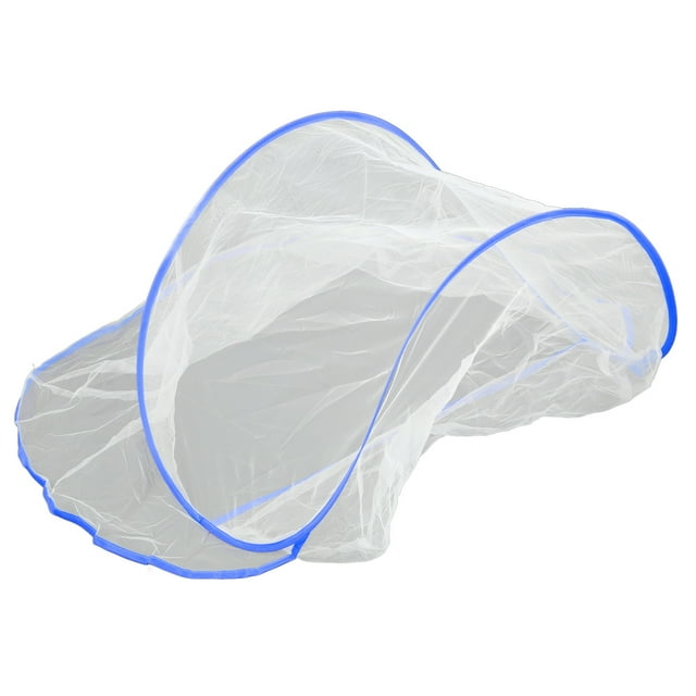 Folding Mosquito Cover, Outdoor Mosquito Cover Mesh Material Portable For Home Blue
