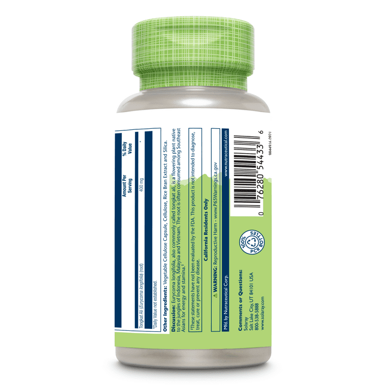 Tongkat Ali, 400 mg, 60 VegCaps