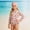 Beige2, variant on RTKFRFLM Girls Long Sleeve Rash Guard Swimsuit One Piece with Printed Design, UPF 50 Sun Swimwear for Toddler Kids 9M–6Y