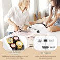 thumbnail image 4 of APPLAYERR Portable Mini Sewing Machine Dual Speed Complete Kit Thread Spools Pins Scissors for Fabrics up to 1.8mm Lightweight, 4 of 8