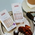 thumbnail image 6 of Kiss Gel Fantasy Press On Nails, 'Sweater Weather', Light Pink, Medium Oval, 28 Count, 6 of 9