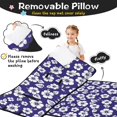 thumbnail image 3 of Pioneer Flower Floral Print Pattern Toddler Nap Mat for Teens Preschool Daycare, Teens Sleeping Mat Bag, Toddler Sleeping Bag with Pillow, 3 of 6