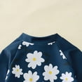 thumbnail image 7 of WRKEKC Toddler Swimsuit Girl 2 Piece Set Floral Print Zip Front One Piece with Swim Cap Sun Protection 6 Months-3 Years, 7 of 7