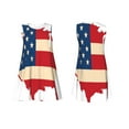 thumbnail image 7 of Yiaed American Flag Map Print Women's Sleeveless Dress, Loose Fit Summer Dress, Casual Sleeveless Dress for Women, 7 of 7