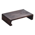 thumbnail image 4 of Taburete Bajo de Madera, Portátil, Decorativo, para Cama, Pequeño Otomano debajo Del Escritorio, Reposapiés para El Hogar, Tatami, Baño., 4 of 9