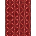 thumbnail image 1 of Ahgly Company Machine Washable Indoor Rectangle Transitional Red Area Rugs, 2' x 4', 1 of 7