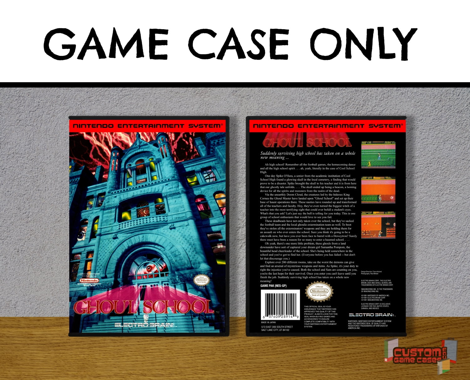 Ghoul School (NESDG) Nintendo Entertainment System Game Case Only No Game