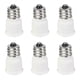 thumbnail image 1 of 6-Pack E12 to E14 White Bulb Converter LED Light Holder Lamp Adapter Socket Changer High Quality, 1 of 5