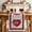 Off-White, variant on Red Valentine's Day Table Runner 108 Inches Long Farmhouse Dress Scarves, Love Heart Roses Romantic Rustic Dining Tablerunner for Coffee Table/Kitchen Island/Party Décor, 13" x 108"