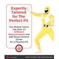Morphsuits Yellow Power Ranger Costume Adult Men, Power Ranger Costume ...