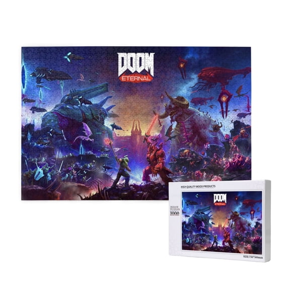 Doom Eternal Jigsaw Puzzle,1000 puzzle pieces Gift Toys Art Home Decor
