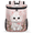 Multicolor 1, variant on Jiaoprinted Cartoon Cat Flower Portable Leakproof Cooler Backpack, Cat Insulated Backpack Cooler for Picnic Camping