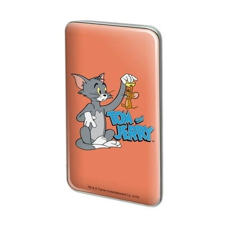 Tom and Jerry Best Friends Metal Rectangle Lapel Hat Pin Tie Tack