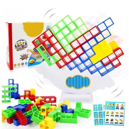 Balance Stacking Game, 48 Pcs, Durable ABS Material, Educational