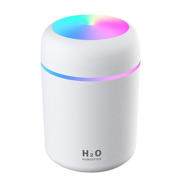 WDOplteas Difusor Aceite Aromaterapia USB Humidificador Aire Ultrasónico Mist Maker (Blanco)