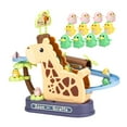 thumbnail image 3 of Divertido juego de animales pequeños subiendo escaleras, adorables animales persiguiendo pista de carreras 12 Uds animales, 3 of 9